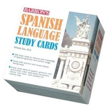 Barron's Foreign Language Guides: Spanish Language Study Cards by Alfredo Cox-J Foreign Language Cards price