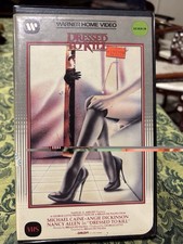 Dressed To Kill VHS Warner Home Video Horror Thriller Classic Clam Shell Case Horror-Thriller price