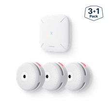 X-SENSE Link+ Pro Wi-Fi Smoke Alarms w/ SBS50 Base Station, 3 PACK, XS01-M White SBS price