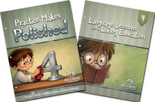 New Master Books Language Lessons Living Education LEVEL 4 2-Book Curriculum SET Open Education Books and Sets price