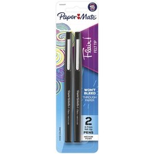 Paper Mate Flair Felt Tip Pens, Medium Point (0.7mm), Black, 2 Count Felt-tip Pen price
