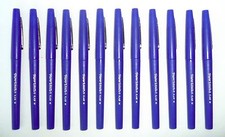PAPER MATE Flair Felt Tip Blue Pens SET OF 12 Office/School Supplies NEW Felt-tip Pen price