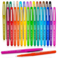 30 Colors Felt Tip Pens, 30 Pack, 0.7mm Premium Medium Fine Point, Felt Tip M... Felt-tip Pen price