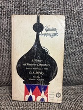 A History Of Russian Literature; Paperback D.S. Mirsky 1958 READ MORE Russian Literature price