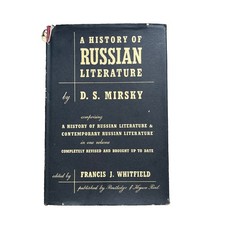 A History of Russian Literature by D. S. Mirsky 1964 with dust jacket Russian Literature price