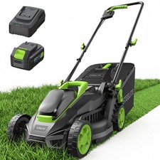 STEELITE 13-Inch 21V Cordless Lawn Mower with Brushless Motor & 4.0 Ah Battery Lawn Mower price