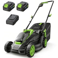 Steelite 13-Inch 21V Electric Cordless Lawn Mower with 4.0 Ah Battery & Charger Lawn Mower price