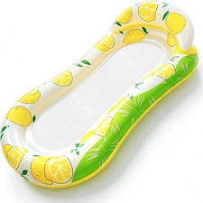 Inflatable Tanning Pool Lounger, Heavy-Duty Sun Bathing Pool Float, Durable Wate Sun Lounger price