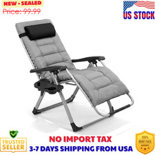 Zero Gravity Chair 440lbs Capacity,Foldable for Outdoor,Outdoor Sun Lounge Chair Sun Lounger price
