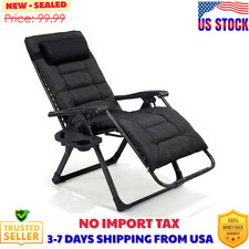 Zero Gravity Chair 440lbs Capacity,Foldable for Outdoor,Outdoor Sun Lounge Chair Sun Lounger price