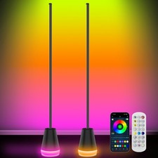 2pc 56" Smart LED Floor Lamp RGB Remote & APP Control Music Sync Corner Lighting LED Lamps price
