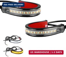 2PCS Motorcycle LED Turn Signal Light, Flexible Switchback Fork Turn Signal Blin Motorcycle Lights price