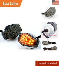 High-Quality Amber LED Turn Signal Lights with Smoke Lens for Sport Motorcycles Motorcycle Lights price