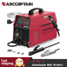 ARCCAPTAIN 6-in-1 Aluminum MIG Welder, 200A  Flux Core MIG/Gas MIG/Lift TIG Welding Machines price