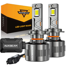 AUXBEAM H7 LED Headlight Bulb Kit High Low Beam 80000LM Super Bright 6500K White Headlight Bulb price