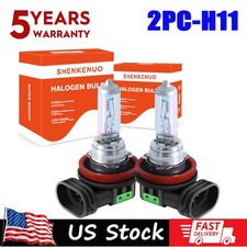 H11 Halogen Headlight Super Bright Bulbs Kit Warm White 3800K High/Low Beam 2PCS Headlight Bulb price