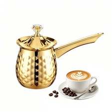 xuuhob Stainless Steel Turkish Coffee Pot, Cezve Ibrik Stovetop Maker, Butter... Turkish Classics price