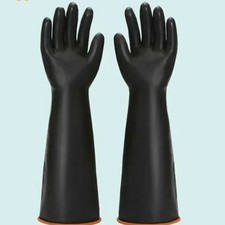 Heavy Duty Rubber Gloves Chemical Resistant Acid Alkali Safety Work Gloves Work Gloves price