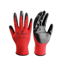 Nitrile Coated Red Grip Work Gloves Lightweight Washable Reusable Bulk Pack Work Gloves price
