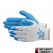 SHOWA ATLAS 300 LATEX RUBBER PALM DIPPED WORK GLOVES BLUE, GENERAL PURPOSE Work Gloves price