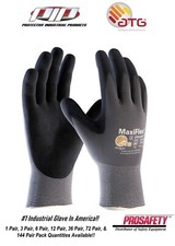 LOT 34-874 MaxiFlex Nitrile Grip Construction Landscaping Industrial WORK GLOVES Work Gloves price