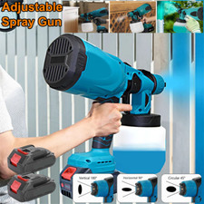 With 2 Batteries High Pressure Cordless Paint Sprayer Electric HVLP Spray Gun US Paint Gun price