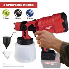 Cordless Paint Sprayer for Milwaukee 18V Battery 1000ML HVLP Spray Paint Gun Red Paint Gun price
