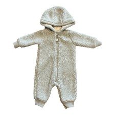 Carter's Newborn Hooded Bunting Suit Gray Snowflake Full Zip Winter Baby Outfit Baby Snowsuit price
