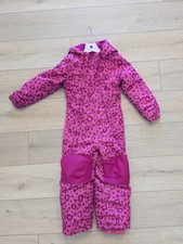 Cat And Jack Pink Leopard Snowsuit Girls Size 4t Baby Snowsuit price
