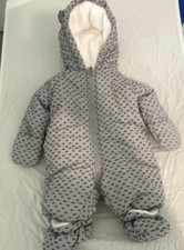 Boys 0-3 Months Snow Suit One Piece Fleece Lined Baby Snowsuit price