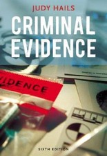 Criminal Evidence - Paperback By Hails, Judy - VERY GOOD Criminal Law price