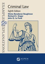 Examples & Explanations for Criminal Law Criminal Law price