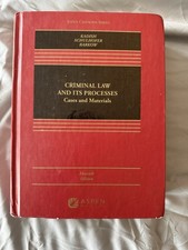 Criminal Law and Its Processes: Cases and Materials (11th Edition) Criminal Law price