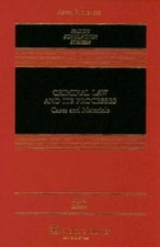 Criminal Law and Its Processes: Cases And Materials - Hardcover - GOOD Criminal Law price