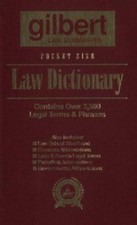 Pocket Size Law Dictionary Burgundy by Gilbert Law Summaries Pocket Laws price