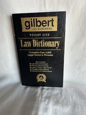 Pocket Size Law Dictionary by Gilbert Law Summaries NEW Pocket Laws price