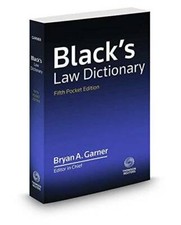 Black's Law Dictionary, Fifth Pocket Edition - Paperback - GOOD Pocket Laws price
