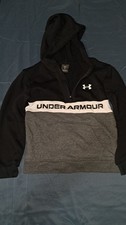 Under Armour Boys Hooded Sweatshirt Size 7 1/4 Zip Boys' Sweatshirt price