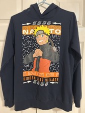 NARUTO Boys 13-14 years Blue Hoodie Hooded Sweatshirt Youth Kids Anime Boys' Sweatshirt price