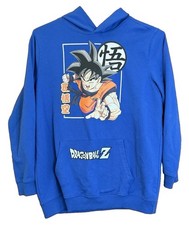Dragon Ball Z Goku Blue Graphic Pullover Hoodie Anime Sweatshirt Size Boys XL Boys' Sweatshirt price