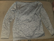 Under Armour ColdGear Boys YXL Gray Heathered Full Zip Hooded Hoodie Pockets Boys' Sweatshirt price