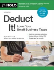 Deduct It: Lower Your Small Business Taxes - Paperback - VERY GOOD Tax Law price
