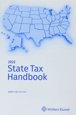 State Tax Handbook 2022 by Cch Tax Law (paperback) Tax Law price