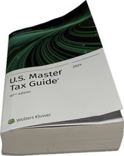 U.S. Master Tax Guide 2024 Paperback by CCH Tax Law 107th Edition Tax Law price
