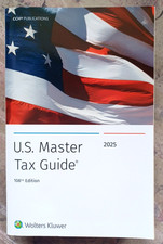 U.S. Master Tax Guide (2025) by Wolters Kluwer US Editorial Staff 108th Edition Tax Law price