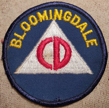 IL Bloomingdale Illinois Civil Defense Law Enforcement Patch (3In Diameter) Civil Law price