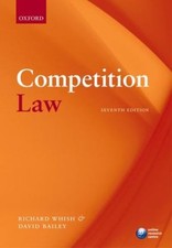 Competition Law Paperback Richard, Bailey, David Whish Competition Law price