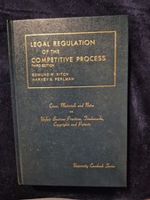 Legal Regulation Of The Competitive Process University Casebook Seres 1986 Competition Law price