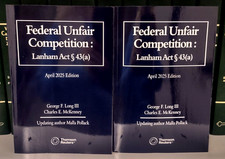 Federal Unfair Competition Lanham Act, 2025 ed Thomson Reuters Competition Law price