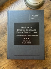 Law of Business Torts & Unfair Competition: Cases, Materials, & Problems (2016) Competition Law price